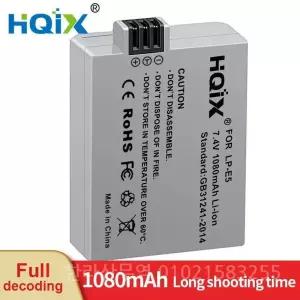 HQIX Canon EOS Kiss 디지털 X2 X3 F 450D 500D 1000D Rebel XSi T1i 카메라 LP-E5 충전기 배터리