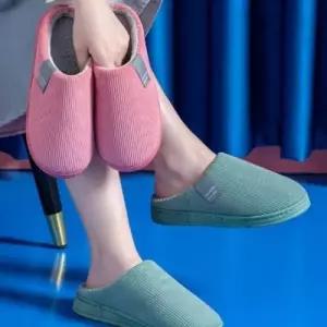 겨울 남자 실내화 털신 보온 슬리퍼 남성용 털실내화