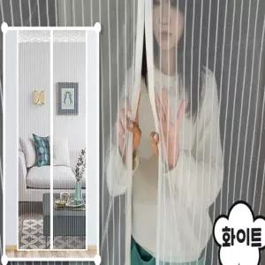 하노빅 방충망모기장 화이트 출입문방충망 탈부착방충망 탈부착모기장