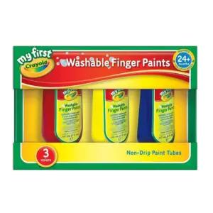 크레욜라 핑거페인트 150ml 3색 빨 파 노 유아미술