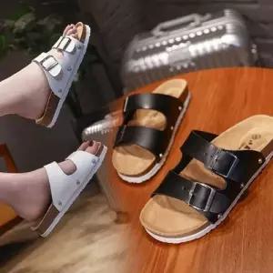 여성 슬리퍼 학원 사무용 버클 여성용 AT1604