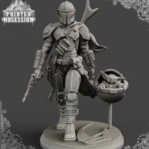 Alien Mech Warrior 송진 피규어 조립 모델 키트, 취미 미니어처 및 1/24 차고 미조립 미도색 체중계