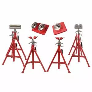 배관삼발이스탠드 V자형 파이프 다이 지지대 파이프 선반