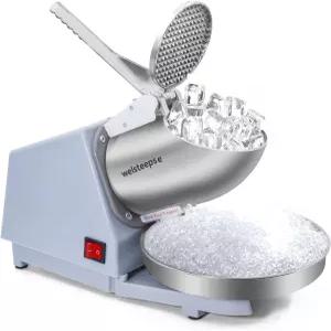 웰스텝 전기 아이스 면도기 스노우 콘 메이커 기계 143lbs/hr 가정용 및 상업용 픽 포함