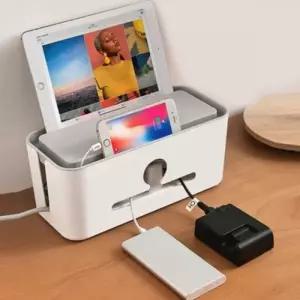 수납함 멀티탭 정리함 전선 콘센트 정리함 상자 보관함