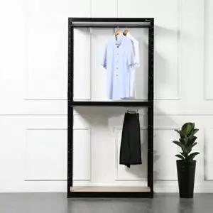 ( )조립식 철제 조립 행거 시스템 앵글 선반 행거 옷걸이 수납장