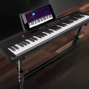전자 오르간 교회 피아노 패키지 미니건반 건반 블랙 입문용 키보드 수업용 연습용 연습실