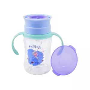 돌아기물컵 46도 겨울왕국2 흘림방지컵 유아식기 소풍컵 어린이집