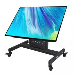 TV 모니터 바닥 거치대 스탠드 교회 이동식 스튜디오