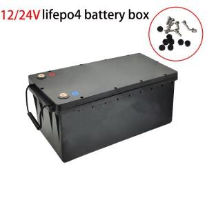 12V 90Ah 리튬인산철 배터리 호환용 보관함 케이스 플라스틱 태양광 셀 카라반 RV 선박용