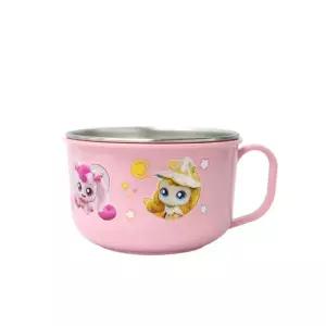 편한 손잡이 논슬립 티니핑 스텐면기 라면그릇 아동식기 육아템