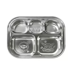 3세이상 남아용 헬로카봇 5구 스텐식판 애기선물 엄마표 어린이집식기