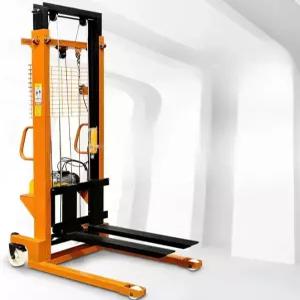 수동 지게차 리프팅 트롤리 핸드카 트럭 스태커 유압 파렛트 운반기 포크 바퀴 하역