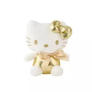 여아선물 중형 골드 헬로키티인형 25cm 장식 애착 역할놀이