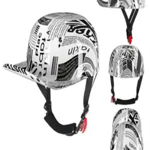 여름용 오토바이 헬멧 반모 하이바 자전거 블랙 킥보드 새