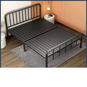 침대 철제 프레임 철재 사이즈 원목 미니멀 120CM 회색 두꺼운 고양이 블랙 고시원