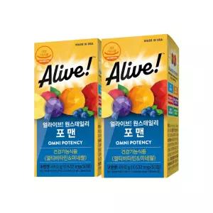 [2개월분] 얼라이브 원스데일리 포맨 30정 2박스