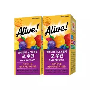 [2개월분] 얼라이브 원스데일리 포우먼 멀티비타민 30정 2박스