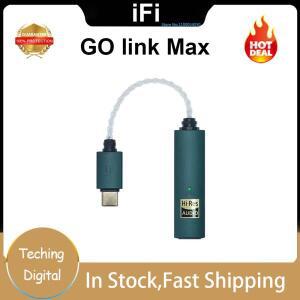 IFi GO 링크 맥스 휴대용 USB 밸런스드 DAC 헤드폰 앰프, 동글 다이나믹 레인지 향상, 총 고조파 왜곡 디코