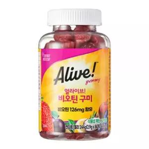 [얼라이브] 비오틴 구미 이너뷰티 종합 비타민 84구미 84구미, 1개