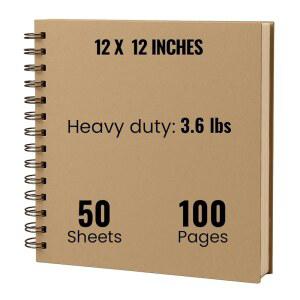 모던 샵 스크랩북 앨범 | 크래프트 50장 - 페이퍼 250 하드커버가 x 12 gsm, 두꺼운 있는 엑스트라