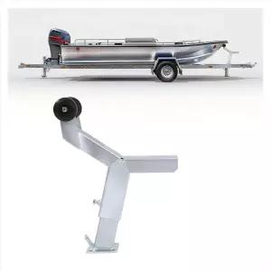 트레일러 제트 스키 돛단배 어선용 트레일러용 윈치 스탠드 포스트 롤러 100mm 높이 조절 가능한 범용 보트