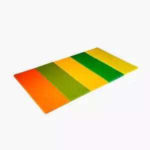 유치원 키즈카페 알록달록 5단 폴딩 바닥매트 140x250 어린이집 집콕놀이 육아템