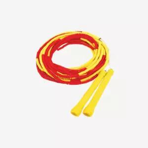 레드 옐로우 안전구슬 단체줄넘기 긴줄 10M 체력기르기 스트레칭 전신운동 점프 점핑