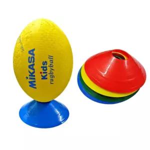 뉴스포츠 소프트 럭비공 접시콘 킥런볼세트 체력발달 캠핑놀거리 체육놀이 육퇴템