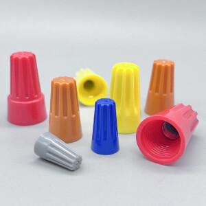 크림프 캡 전기 와이어 커넥터 P1 P2 P3 P4 P6 스프링 스크류 터미널 절연 스플라이스 퀵