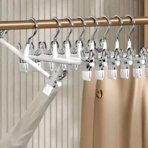 (색상 화이트)깔끔한 수납 집게걸이 수건 양말 속옷 다양한 의류