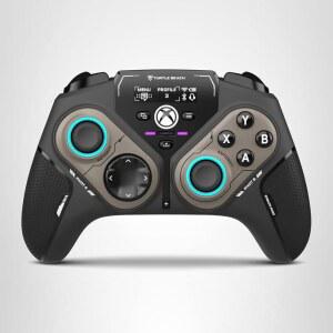 터틀 비치 스텔스 피벗 무선 스마트 게임 컨트롤러, 윈도우 PC u2013 회전 모듈, 디스플레이 대시보드, 홀 이펙트 스틱, 리매핑 가능 버튼, 블루투스, 20시간 배터리 공식 라이선스 획득
