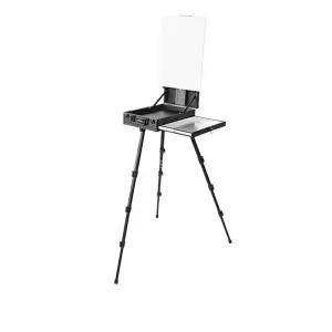 야외 이젤 접이식 후면 스케치 삼각대 휴대용 스탠드 그림