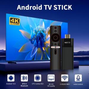 스틱 TV 4K MX10 F3PRO Allwinner H313 Mali-G31 안드로이드 13 OS 박스 내장 Wi-Fi6 2.4G+5G+BT5.4 콘솔