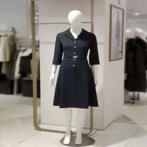 [에꼴드파리] (미센스)오픈칼라 플레어 원피스 184MB54OPM184A