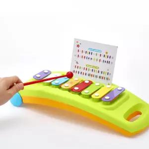어린이 바퀴달린 가성비 중형 실로폰 연주장난감 유치원 EQ