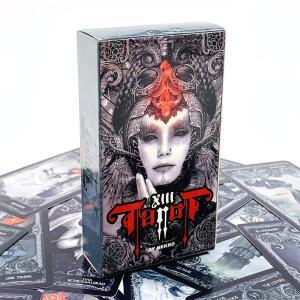 XIII 다크 타로 카드 덱 보드 게임 신비한 점술 에디션 플레이 휴일 레저 파티