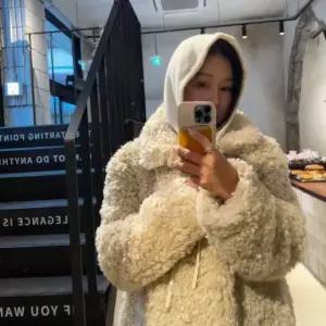 주아르 양털코트 시어링 양털 퍼 코트 점퍼