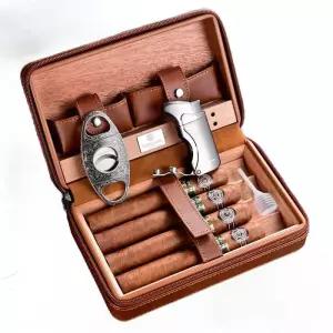 케이스 파우치 커터 가위 세트 가죽 보관함 고급