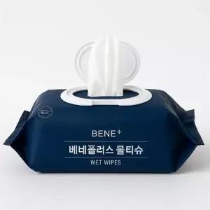 [웰빙창고] 베네플러스 물티슈 100매 20팩 캡형
