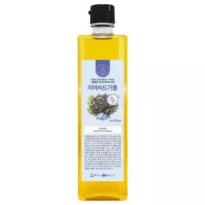 저온압착 냉압착 치아씨유 치아씨드오일 기름 무첨가 375ml,
