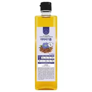 저온압착 냉압착 순수 아마씨유 아마씨기름 무첨가 375ml