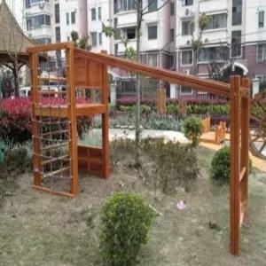 PHYCO 구름사다리 철봉 목재 등반 운동 원목