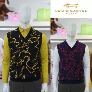 루이까스텔 FW 남성 전판 캐디 강아지 자카드 조끼 베스트 7MEVT923