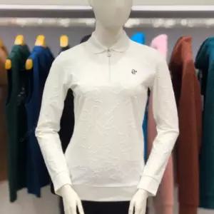 루이까스텔 FW 여성 페일톤 양각 아이루카 반집업 티셔츠 7FDTS934W