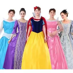 남자웨딩드레스 성인할로윈 디즈니공주 드레스 코스프레 여장