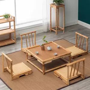 다다미 테이블 찻집 거실 식탁 코타츠 가정용 낮은 접이식