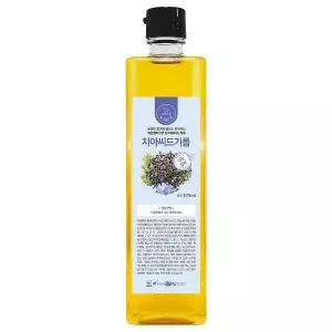 저온압착 냉압착 치아씨유 치아씨드오일 기름 무첨가 375ml,