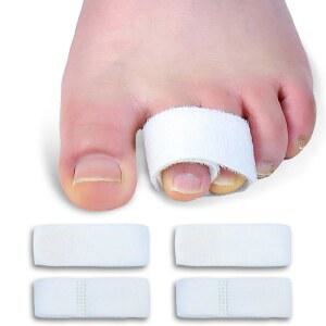 겹치는 발가락을 위한 발가락 분리기 부니온 정렬 교정기 부러진 스트레이트너 흰색