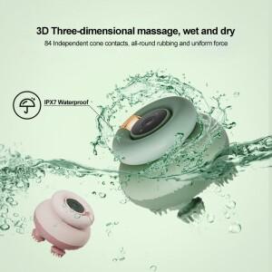 애완 동물 목욕 브러시 실리콘   고양이 개 마사지 다기능 샴푸 머리